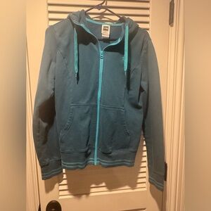 Women’s Teal Zip-Up Hoodie
